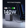 Мережевий зарядний пристрій Ugreen CD333 300W 4xUSB-C/1xA Gey