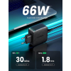 Мережевий зарядний пристрій Ugreen CD216 66W Dual USB-C PD Fast Charger Black
