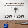 Зарядний пристрій UGREEN Nexode CD294 GaN II 45W Charger (2×USB-C, PD3.0, QC4.0) EU