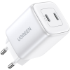 Зарядний пристрій UGREEN Nexode CD294 GaN II 45W Charger (2×USB-C, PD3.0, QC4.0) EU