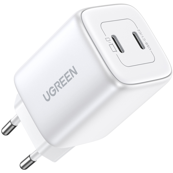 Зарядний пристрій UGREEN Nexode CD294 GaN II 45W Charger (2×USB-C, PD3.0, QC4.0) EU