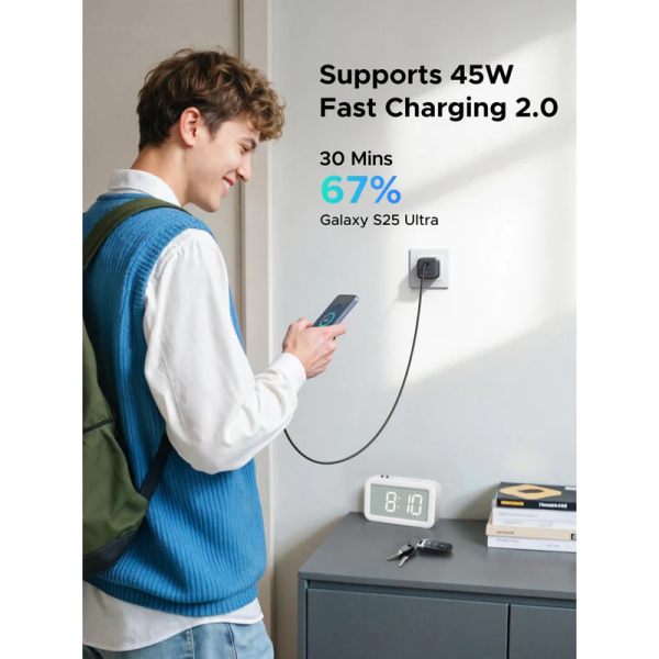 Зарядний пристрій UGREEN X527 GaN 45W Fast Charger