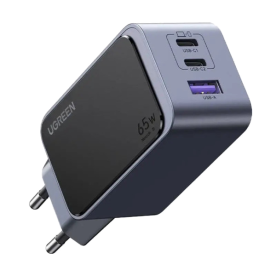 Мережевий зарядний пристрій UGREEN X553 Nexode S USB-A+2xUSB-C 65W GaN Fast Charger EU Space Gray Мережевий зарядний пристрій UGREEN X553 Nexode S USB-A+2xUSB-C 65W GaN Fast Charger EU Space Gray