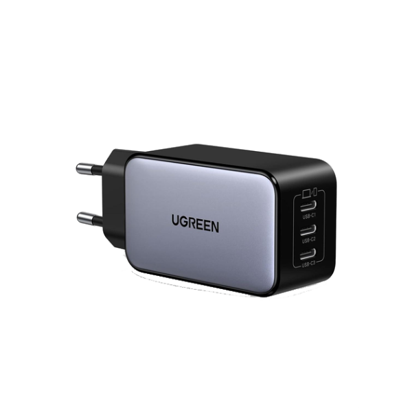 Зарядний пристрій UGREEN X556 65W GaN Fast Charger 3-Port Type-C EU
