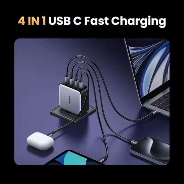 Зарядний пристрій 100W UGREEN X562 Nexode 4-Port Type C Charger Grey