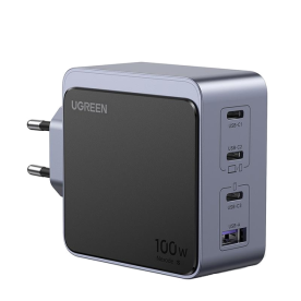 Мережевий зарядний пристрій UGREEN X565 Nexode Air GaN Charger 100W, 3xUSB-C + USB-A