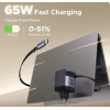 Зарядний пристрій UGREEN X605 65W GaN Fast Charger з висувним кабелем UFCS PPS QC PD 3.0