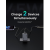 Мережевий зарядний пристрій UGREEN X707 GaN Charger 45W, 2xUSB-C PD3.0/QC4.0