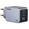Зарядний пристрій Ugreen X755 Nexode Pro 2xUSB + USB Type-C 65W Grey