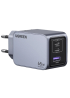 Зарядний пристрій Ugreen X755 Nexode Pro 2xUSB + USB Type-C 65W Grey