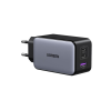 Зарядний пристрій Ugreen Nexode X756 USB C Charger 100W Mini GaN з 3 портами Grey
