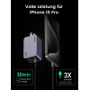 Зарядний пристрій Ugreen X757 Nexode Pro 100W GaN Charger Mini USB-C з 3 портами Grey