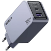 Зарядний пристрій Ugreen X757 Nexode Pro 100W GaN Charger Mini USB-C з 3 портами Grey