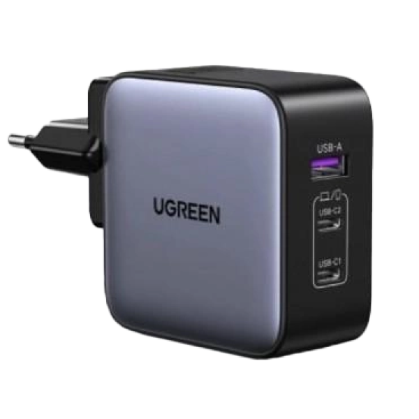 Зарядний пристрій UGREEN CD296 GaN 65W Fast Charger (3-Port)