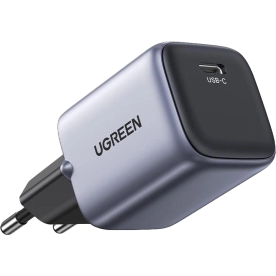 Зарядний пристрій UGREEN CD319 USB-C GaN Fast Charger 30W EU (Space Gray)