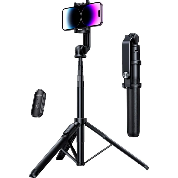 Селфі-трипод UGREEN LP586 Selfie Stick Tripod with Bluetooth Remote