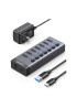 USB-хаб Ugreen CM481 7 портів USB 3.0 Активний 5Gbps