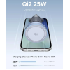 Автомобильный держатель UGREEN MagFlow Qi2 25W Magnetic Wireless Car Charger Holder (MagSafe, iPhone, Black)