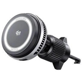 Автомобильный держатель с беспроводной зарядкой UGREEN MagFlow Pro 25W MagSafe Qi2.2 с бесшумным вентилятором (TEC)