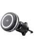 Автомобильный держатель с беспроводной зарядкой UGREEN MagFlow Pro 25W MagSafe Qi2.2 с бесшумным вентилятором (TEC)