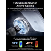 Автомобильный держатель с беспроводной зарядкой UGREEN MagFlow Pro 25W MagSafe Qi2.2 с бесшумным вентилятором (TEC)