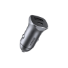 Автомобільний зарядний пристрій UGREEN CD130 Dual USB Car Charger 20W 3A Space Gray (30780)