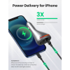 Автомобільний зарядний пристрій Ugreen CD204 Car Charger 2 x USB Ports Single Extension Socket QC + PD 20 Вт