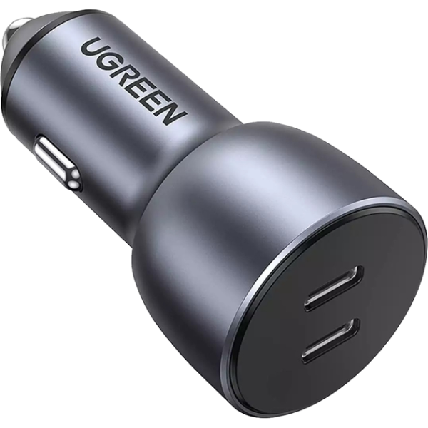 Автомобільний зарядний пристрій Ugreen CD213 36W 2xUSB Type-C PD Fast Car Charger Grey (70594)