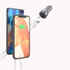 Автомобільний зарядний пристрій Ugreen CD213 42.5W USB Type-C PD + USB-A QC Fast Car Charger Gray (60980)