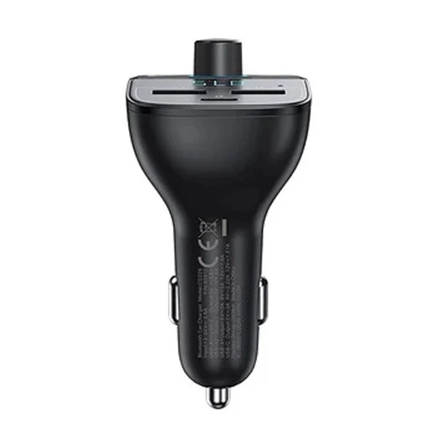 АЗП з FM-модулятором UGREEN CD229 FM&Bluetooth Transmitter Car Charger TF Slot Black