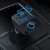 АЗП з FM-модулятором UGREEN CD229 FM&Bluetooth Transmitter Car Charger TF Slot Black