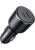 Автомобильное зарядное устройство UGREEN CD239 2×USB-C + USB-A 63 Вт