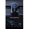 Автомобільний зарядний пристрій 130W UGREEN CD293 (90413) USB-C адаптер PD + QC 2C1A Black