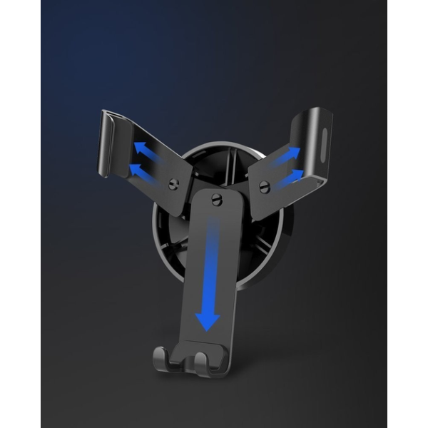 Автотримач UGREEN LP130 Gravity Air Vent Mount Phone Holder (Space Gray)