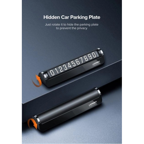 Паркувальна карта UGREEN LP178 Car Temporary Parking Card (Dual Numbers)