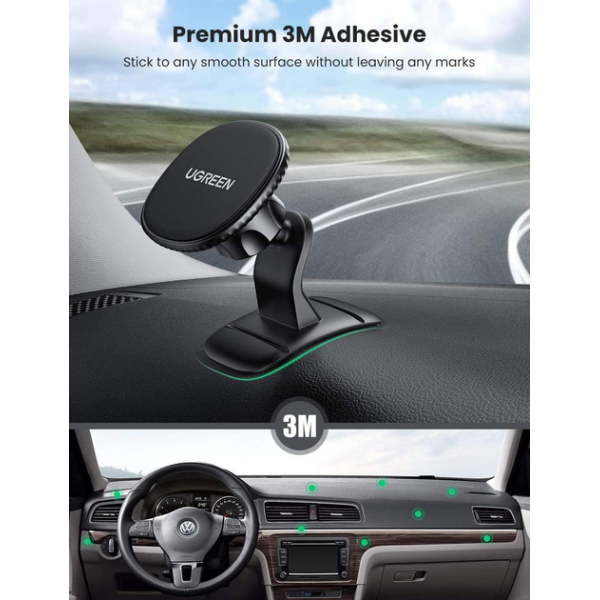 Автомобільний магнітний тримач для телефону UGREEN LP292 з поворотом 360° (Magnetic Phone Holder for Car)
