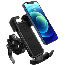 Велотримач для телефона UGREEN LP494 BikeMount з додатковим захистом, чорний