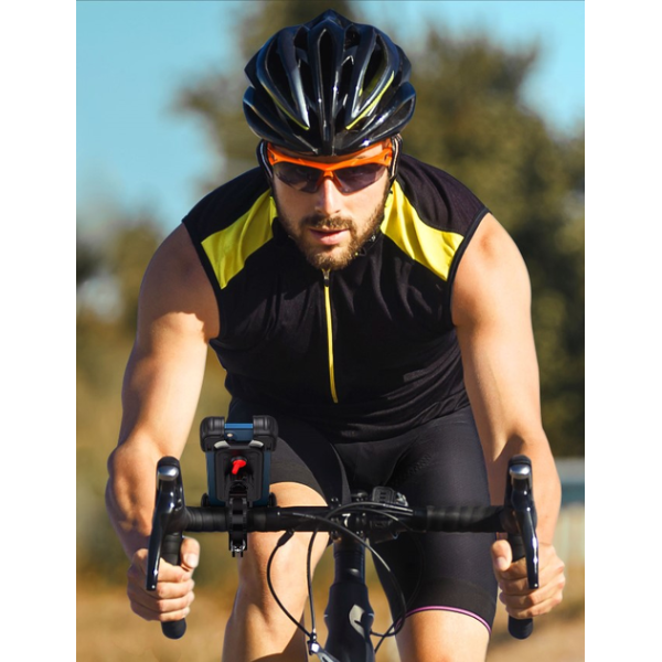 Велотримач для телефона UGREEN LP494 BikeMount з додатковим захистом, чорний