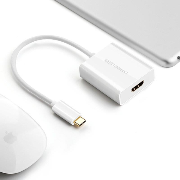 Адаптер Ugreen USB Type-C to HDMI 4K Adapter White (40273)
