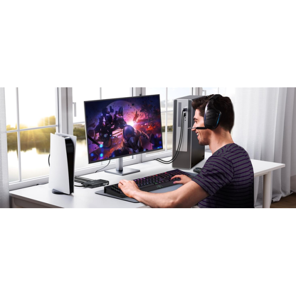 KVM-перемикач HDMI 2.0 UGREEN AK502, 2 ПК → 1 монітор, 4 USB 3.0, 4K@60Hz, Black