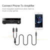 Кабель UGREEN AV102 3.5mm Male to 2xRCA Male Audio Cable Black