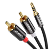 Аудіо кабель UGREEN AV116 3.5 мм Jack – 2RCA, Black