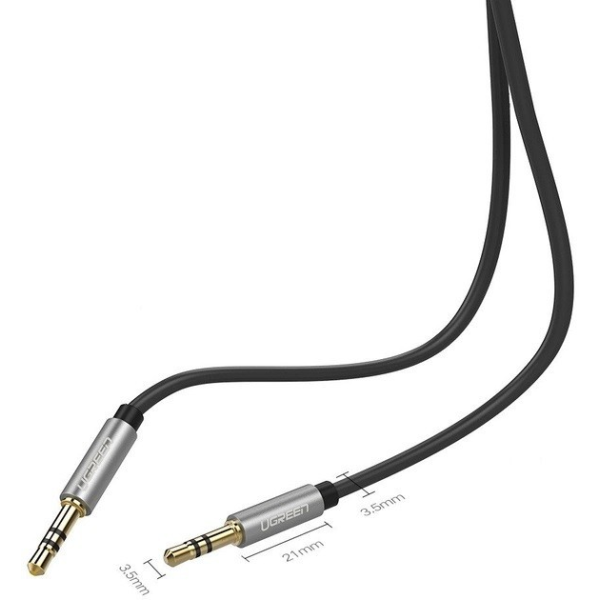 Кабель UGREEN AV119 3.5mm Male to 3.5mm Male Cable Black