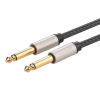 Аудіокабель UGREEN AV128 6.35mm Jack M/M Gray