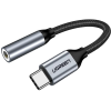 Перехідник UGREEN AV142 USB-C to 3.5 мм Jack, 10см