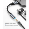 Перехідник UGREEN AV142 USB-C to 3.5 мм Jack, 10см