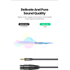 Кабель Ugreen AV182 3.5mm Male to XLR Female Black