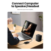 Зовнішня звукова карта Ugreen CM129 USB 2.0 з регулятором гучності (15 см)