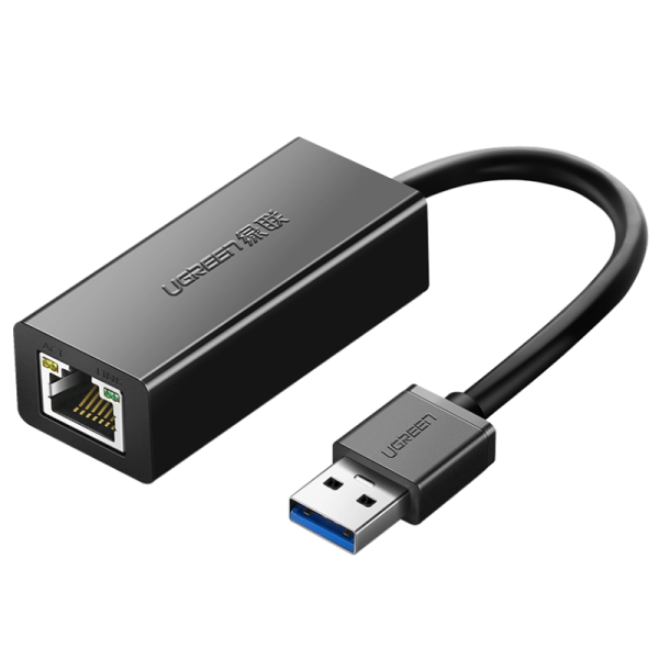 Адаптер UGREEN USB 3.0 Gigabit Ethernet Adapter (Black)