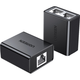 Мережеві конектори-спліттери UGREEN CM210 RJ-45 1-to-2 Ethernet Converter, 2 шт, Black